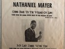 W/PS:NATHANIEL MAYER-GOING BACK TO THE VILLAGE OF LOVE/MY LAST DANCE WITH YOU