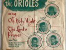 RARE PICTURE SLEEVE ONLY : ORIOLES-Oh Holly Night/The Lord's Prayer-Jubilee 5045