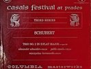 SCHUBERT: Trio No. 2-NM1953?LP MONO CASALS FESTIVAL PRADES CASALS, Cello