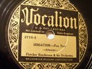 Red Hot Gold Vocalion 2710 Fletcher Henderson Orch. Fidgety Feet/Sensation-nice