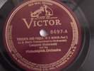 Leopold Stokowski - 78rpm single 12-inch – Victrola V.E. #7380 The Swan Of Tuone