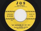 '56 R&B Gal/Instro MANDA HOPPER My Shoulder To Cry On J&S 1758/1759 M- HEAR