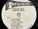 RARE 1974 STUDIO ONE LP VINYL REPRESS BURNING SPEAR ROCKING TIME SOL1123