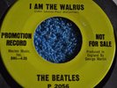 45RPM RECORD BY THE BEATLES-I AM THE WALRUS / HELLO GOODBYE