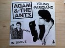 Adam & The Ants Young Parisians Dodgy Interviews EX WHITE Vinyl Record FNARR 7
