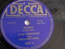 Louis Armstrong & The Mills Brothers - 78rpm single 10-inch – Decca #3291 Marie