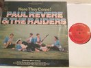PAUL REVERE & THE RAIDERS HERE THEY COME  '65 RED/BLACK STEREO SHRINK