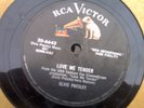 Elvis Orig '56 Love Me Tender NM 78 Rpm Biggest Grossing '56 Film+No 1 Hit Song