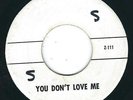R&B Mod Tommy Raye NO LABEL Z-111 / 2 You don't love me / Treasure of you love ?