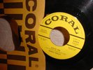 Buddy Holly 45rpm CORAL promo yellow label  'Early in the Morning'  'Rave On'