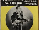 JOHNNY CASH I Walk the Line/Folsum Prison Blues SUN EP-113 four track 45rpm 1958