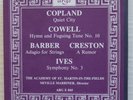 Barclay-Crocker Copland Cowell Barber Creston Ives 7