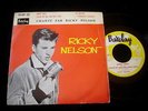 RICKY NELSON/HONEY ROCK/CHANTE PAR RICKY NELSON/RARE FRENCH EP BARCLAY