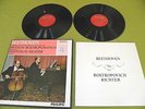 Beethoven Piano & Cello Sonatas Rostropovich Richter Philips STEREO 2xLP Box NM