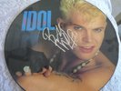 SIGNED ORIGINAL BILLY IDOL PICTURE DISC REBEL YELL EXTENDED ALBUM VINYL RECORD