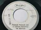 BEATLES RAREST VJ DISC JOCKEY PROMO 45 FOR PLEASE PLEASE ME w/ WHITE/GRAY LABELS