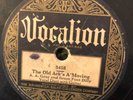 Vocalion 5458 A.A. Gray & Seven Foot Dilly NI--ER BABY 1930 78 rpm  VV+/VCountry
