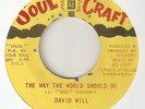 DAVID WILL The Way The World Should Be SOUL CRAFT  NORTHERN SOUL 45