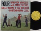 HAMPTON HAWES  Four  CONTEMPORARY LP mono