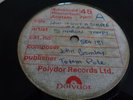 SHARON TANDY - LOVE IS NOT A SIMPLE AFFAIR. POLYDOR ACETATE