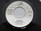 GEORGE HARRISON This Song PROMO 45 NM Pic Sleeve MONO beatles dark horse apple