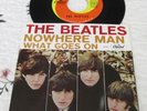 The Beatles-Nowhere Man/What Goes On-Vinyl 45 w/Picture Sleeve