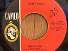 BOBBY PARIS northern soul 45 Night Owl / Tear On My Pillow   Cameo DJ