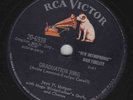 Jaye P. Morgan – 78 rpm RCA Victor 20-6938: Graduation Ring/You You Romeo; E+