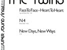 The Twins Face To Face - Heart To Heart Vinyl Single 12inch NEAR MINT Hansa I