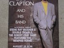 Eric Clapton, Stevie Ray Vaughan Original 1990 Alpine Valley US Concert Poster