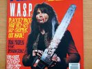 Kerrang #385 Blackie Lawless/W.A.S.P. Iron Maiden Foreigner Rich Rags Body Count