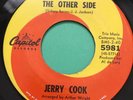 Northern Soul 45 Jerry Cook-I Hurt On The Other Side-Capitol 2nd Issue