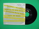 ELVIS SP 45-76 PROMO SLEEVE & BROKEN 45 DON'T WEAR MY RING