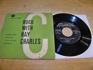 RARE  Ray Charles 45 EP - Rock With - Atlantic EP-607  w/Cvr