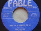 GENE COLLINS What Am I Supposed To Do FABLE585/586 Honky Tonk Country 1957 45rpm