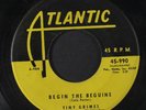 TINY GRIMES: Begin The Beguine / The Man I Love 45 (instro, good mambo-infused