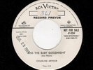 ROCKABILLY-CHARLINE ARTHUR-RCA 6204-KISS THE BABY GOODNIGHT/HONEY BUN