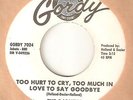 THE DARNELLS Too Hurt To Cry Too Much  GORDY PROMO  MOTOWN NORTHERN SOUL 45