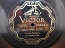 JIMMIE RODGERS SLEEP BABY SLEEP B/W THE SOLDIER'S SWEETHEART VICTOR 20864 78 RPM