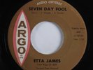 Northern Soul 45 ETTA JAMES Seven Day Fool ARGO HEAR