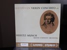 Beethoven Violin Concerto Heifetz Munch RCA Living Stereo SB-2047 LP