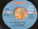 Intense Acid Psych Garage Freak Out 45 J.D. Blackfoot Epitaph For a Head HEAR