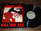 Metallica   Kill Em All LP   1983   Original Megaforce    MRI 069 VG+