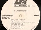 LED ZEPPELIN II  ATLANTIC 8236 WHITE LABEL PROMO RL LUDWIG HOT MIX RARE VG++