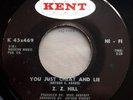 Z Z Hill - You Just Cheat And Lie. Rare Northern Soul