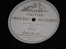 RARE Nellie Melba 'Caro Nome' on Victor Melba Record, 95018, VG+ 1904
