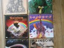 RAINBOW 6 x VINYL LPs RISING DOWN TO EARTH BETWEEN THE EYES DIFFICULT TO CURE...