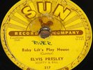 ELVIS PRESLEY BABY LET'S PLAY HOUSE b/w I'M LEFT USA SUN 78 RPM VG+ PLUS GRADE