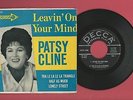 Patsy Cline Leavin On Your Mind Decca 45 EP Record Cover ED 2757 VG+ SCARCE SEE
