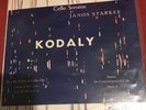 KODALY: Unaccompanied Cello Sonata, Janos Starker PERIOD SPL 510 Vinyl LP VG+